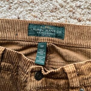 Ralph Lauren Yellow Corduroy Pants